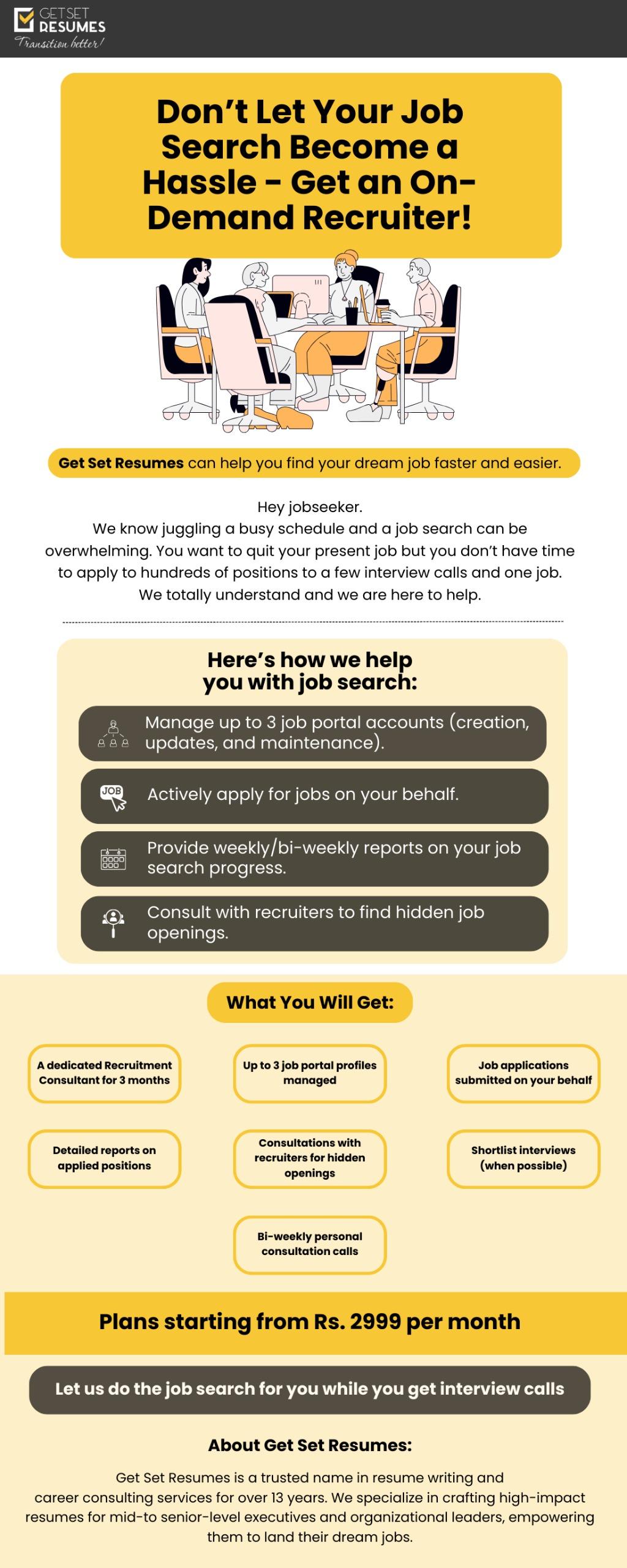 How to find a job in India. Take help from our job search assistance service.